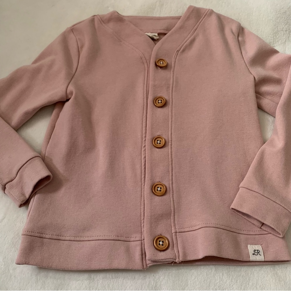 Little Road Co. Pale Pink Cardigan Size 4
